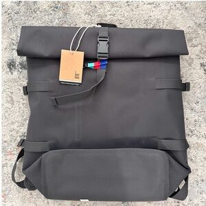 GOT BAG Black Roll-Top Backpack, NWT